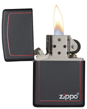 Load image into Gallery viewer, Zippo Lighter - Personalized Custom Message Engrave on Classic with Zippo Logo Windproof Lighter
