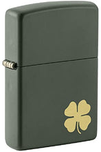 Load image into Gallery viewer, Zippo Lighter- Personalized Engrave Lucky Clover Shamrock Irish Leaf Luck 49796
