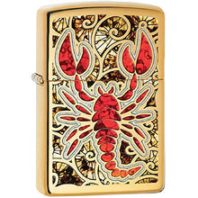 Load image into Gallery viewer, Zippo Lighter- Personalized Engrave Animals Outdoors Nature Scorpion #29096
