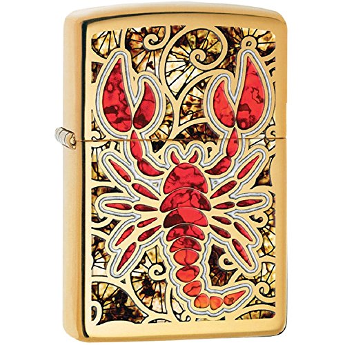 Zippo Lighter- Personalized Engrave Animals Outdoors Nature Scorpion #29096