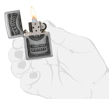 Load image into Gallery viewer, Zippo Lighter- Personalized Engrave for Jack Daniel&#39;s High Polish Chrome 250JD

