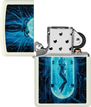 Load image into Gallery viewer, Zippo Tube Woman Design Glow in The Dark Matte Pocket Lighter
