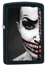 Load image into Gallery viewer, Zippo Lighter- Personalized Engrave for Half Scarey Face Paint Black Matte Z5048
