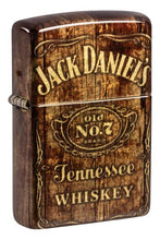 Load image into Gallery viewer, Zippo Lighter - Custom Engraved with Your Message for Jack Daniel&#39;s® Barrel Design 540 Tumbled Brass Pocket Lighter 46278
