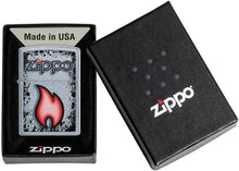 Load image into Gallery viewer, Zippo Lighter- Personalized Message Engrave forZippo Flame Design #49576
