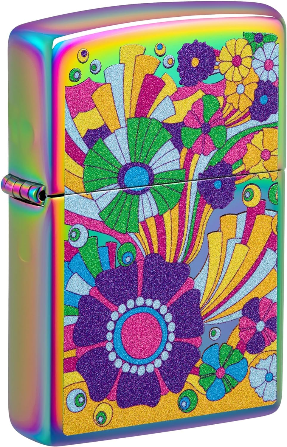 Zippo Lighter - Custom Message Engrave Vintage Flowers Design Multi-Co ...