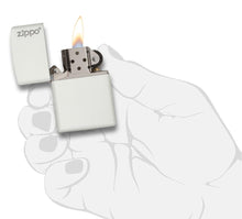 Load image into Gallery viewer, Zippo Lighter - Personalized Custom Message Engrave on Classic with Zippo Logo Windproof Lighter
