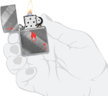 Load image into Gallery viewer, Zippo Lighter- Personalized Engrave Ace of SpadesZippo Ace of Flames #48451
