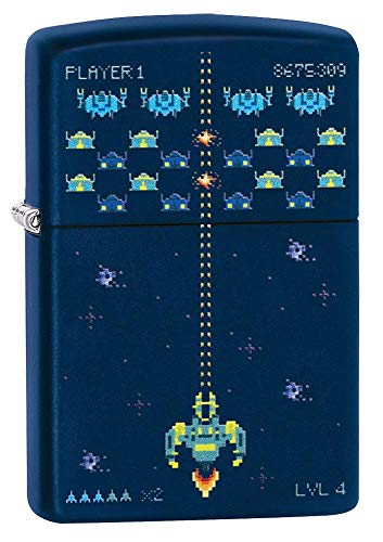Zippo Lighter- Personalized Engrave Gamer Design Pixel Game #49114