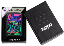 Load image into Gallery viewer, Zippo Lighter- Personalized Engrave Mushroom Trip Black Light 48386
