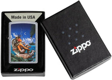 Load image into Gallery viewer, Zippo Lighter- Personalized Engrave for Skull Mermaid Rock Paradise 49688
