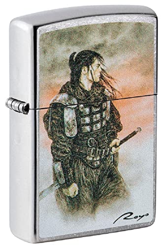 Zippo Lighter- Personalized Engrave on Viking Design Warrior Samurai 49767