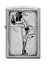 Load image into Gallery viewer, Zippo Lighter- Personalized Engrave Vintage Poster Windy Varga Girl Z5099
