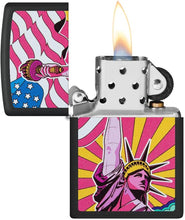 Load image into Gallery viewer, Zippo Lighter- Personalized for US Patriotic Statue of Liberty Colorful 49784
