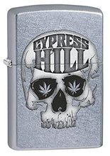 Load image into Gallery viewer, Zippo Lighter- Personalized Engrave for Cypress Hill Skull and Leaves #80295

