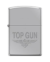 Load image into Gallery viewer, Zippo Lighter- Personalized for US Navy Top Gun Fighters Weapons School #Z5544
