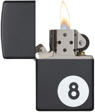 Load image into Gallery viewer, Zippo Lighter- Personalized Message for Billiards 8-Ball Pool Black 28432

