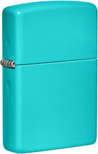 Load image into Gallery viewer, Zippo Flat Turquoise Pocket Lighter
