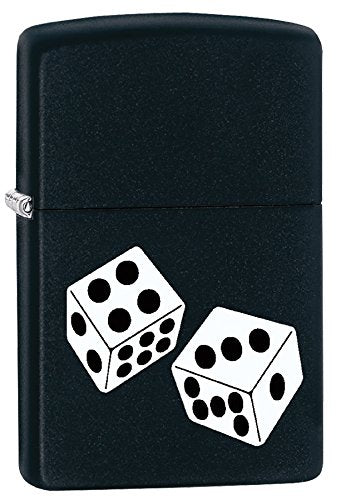 Zippo Lighter- Personalized Engrave Ace of Spades Card Game Dice Black #Z443