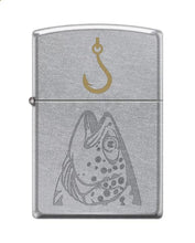 Load image into Gallery viewer, Zippo Lighter- Personalized Engrave Fishhook Design #Z5384
