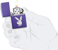 Load image into Gallery viewer, Zippo Lighter- Personalized Message for Playboy Bunny Purple Matte 49286
