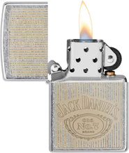 Load image into Gallery viewer, Zippo Jack Daniel&#39;s Logo Street Chrome Pocket Lighter
