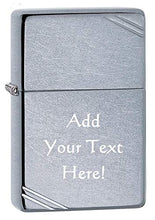 Load image into Gallery viewer, Zippo Lighter- Personalized Message Engrave Vintage Street Chrome #267
