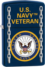 Load image into Gallery viewer, Zippo Lighter- United States Veteran Navy Matte Windproof Lighter #Z504
