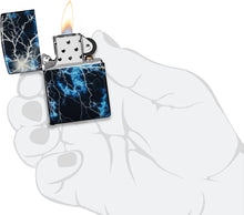 Load image into Gallery viewer, Zippo Lighter - Personalized Customize Message Engrave on Backside Outdoor Wild Nature Mountain Moon Scene Lighter Lightning Glow in The Dark 48610
