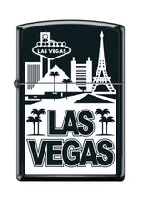 Load image into Gallery viewer, Zippo Lighter- Personalized Message Engrave for Las Vegas Black Matte #Z5092
