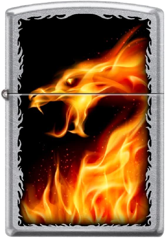 Zippo Lighter- Personalized Engrave Fire Dragon #Z5529