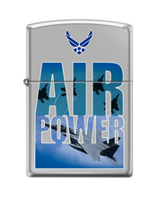 Load image into Gallery viewer, Zippo Lighter- Personalized for U.S. Air Force USAF Airplanes Fighters #Z5358
