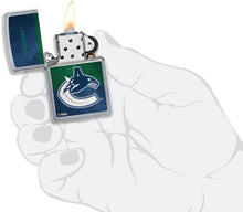 Load image into Gallery viewer, Zippo Lighter- Personalized Message Engrave for Vancouver Canucks NHL Team 48056
