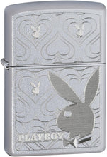 Load image into Gallery viewer, Zippo Lighter-Personalized Engrave for Playboy Bunny Playboy Bunny Hearts 28077
