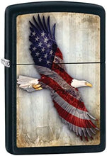 Load image into Gallery viewer, Zippo Lighter- Personalized Engrave Americana Eagle Prey USA Flag #Z5078
