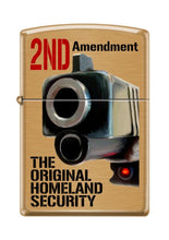 Load image into Gallery viewer, Zippo Lighter- Personalized Engrave for Second 2nd Amendment Pistol #Z5117
