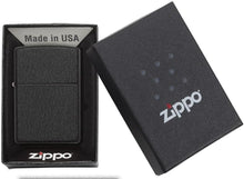 Load image into Gallery viewer, Zippo Lighter- Personalized Colors Pocket Lighter Windproof Black Crackle 236
