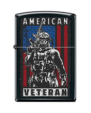 Load image into Gallery viewer, Zippo Lighter- Personalized Engrave Us Veteran Design American Veteran #Z6006
